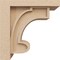 Ekena Millwork 6"W x 12"D x 12"H Classic Alma Rough Cedar Woodgrain TimberThane Corbel, Primed Tan CORUR06X12X12ALMRCPR - alternate 3